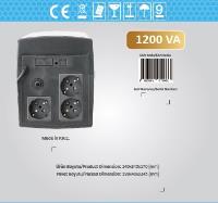 DOTVOLT VOLT LN 1200VA Line Interacrive UPS 5/15 Dk [2x7Ah]